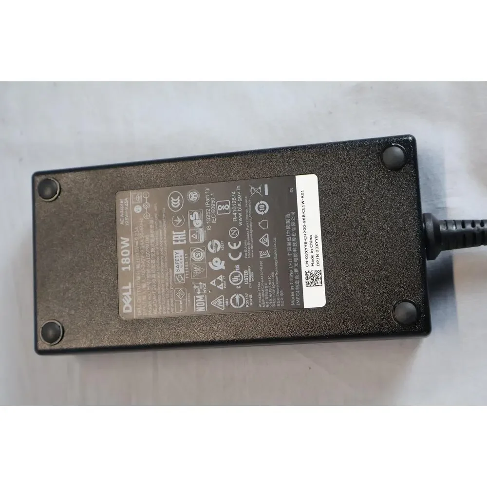 Dell 180W 19.5V AC Adapter Laptop Charger Power Supply HA180PM180